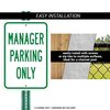 Signmission Office Parking Sign 12inx18in Heavy Gauge Alum Signs, 18" L, 12" H, A-1218 Employee - Office Pk Only A-1218 Employee - Office Pk Only